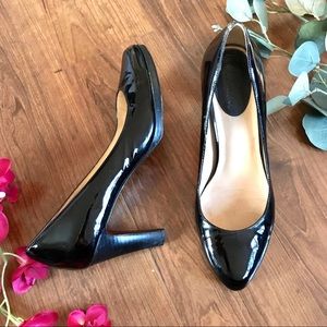 Cole Haan Nike Air Black Patent Leather Pumps